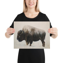 Load image into Gallery viewer, Bison in a field

