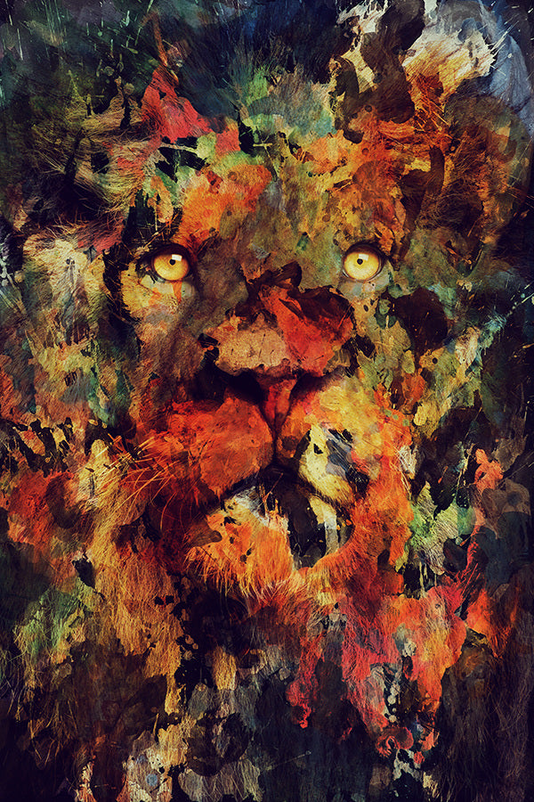 Lion Watercolor